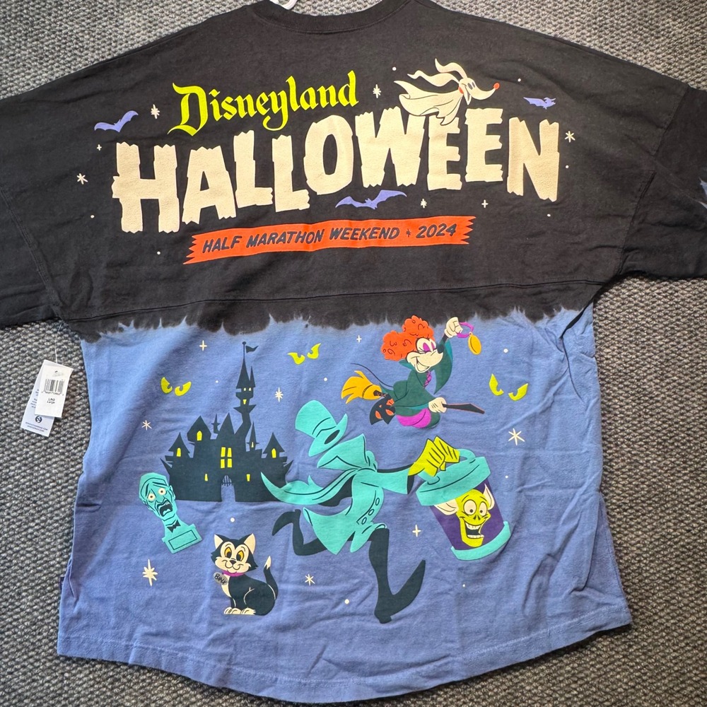 Disney Halloween 2024 Half Marathon Spirit Jersey Nightmare Before Christmas L